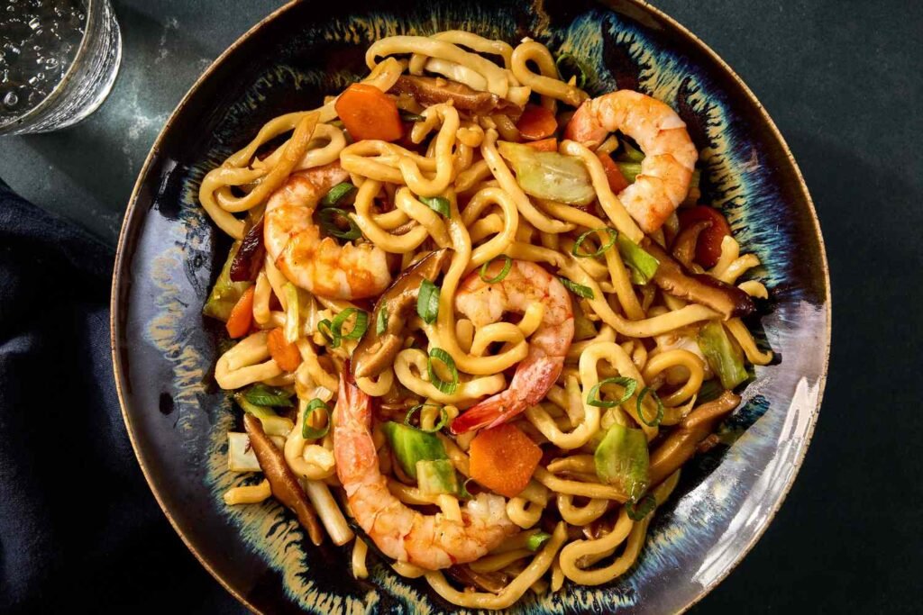 Shrimp Yaki Udon Recipe