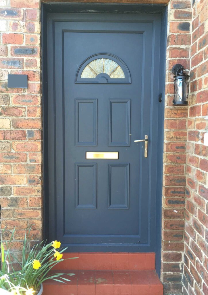UPVC door painted with Zinnser All Coat Exterior paint