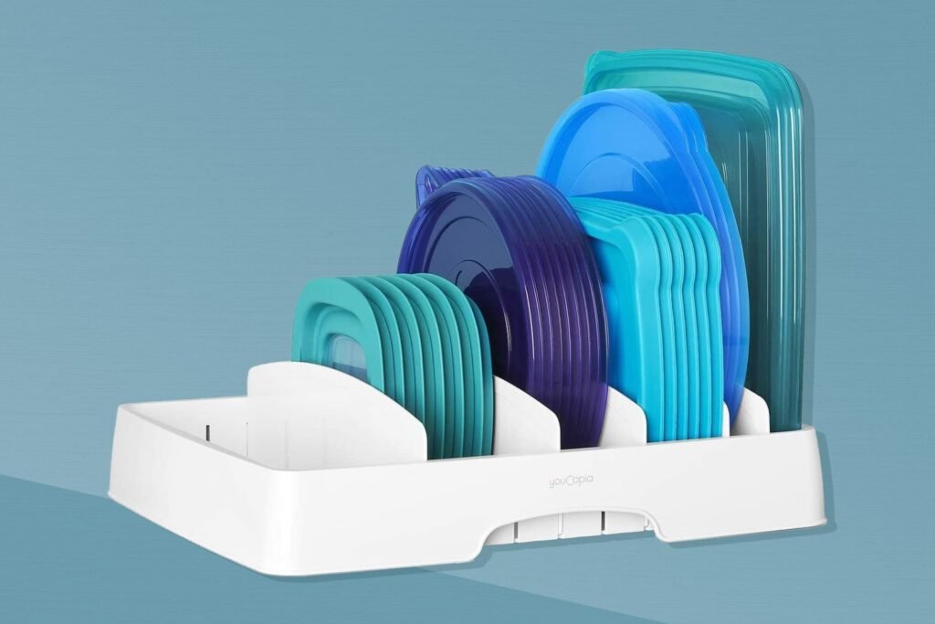 This Lid Organizer Ends Kitchen Cabinet Chaos