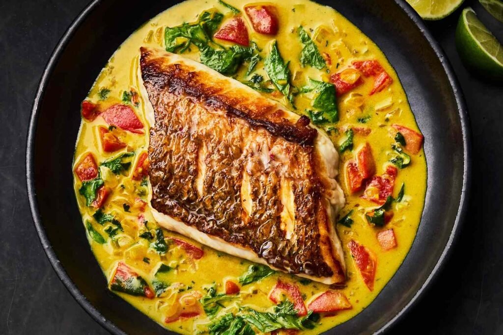 Turmeric-Coconut Curry Snapper Recipe