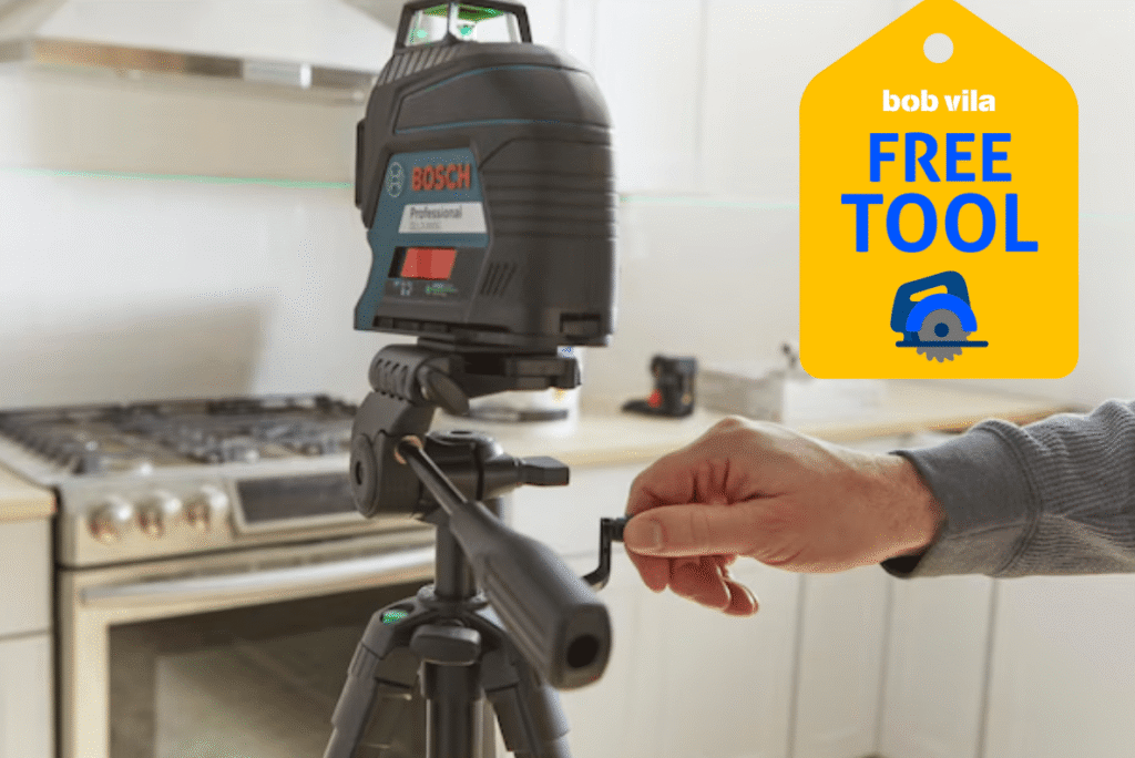 Lowe's Drops Bosch 40-ft Laser Level 54% Off With Free Tripod