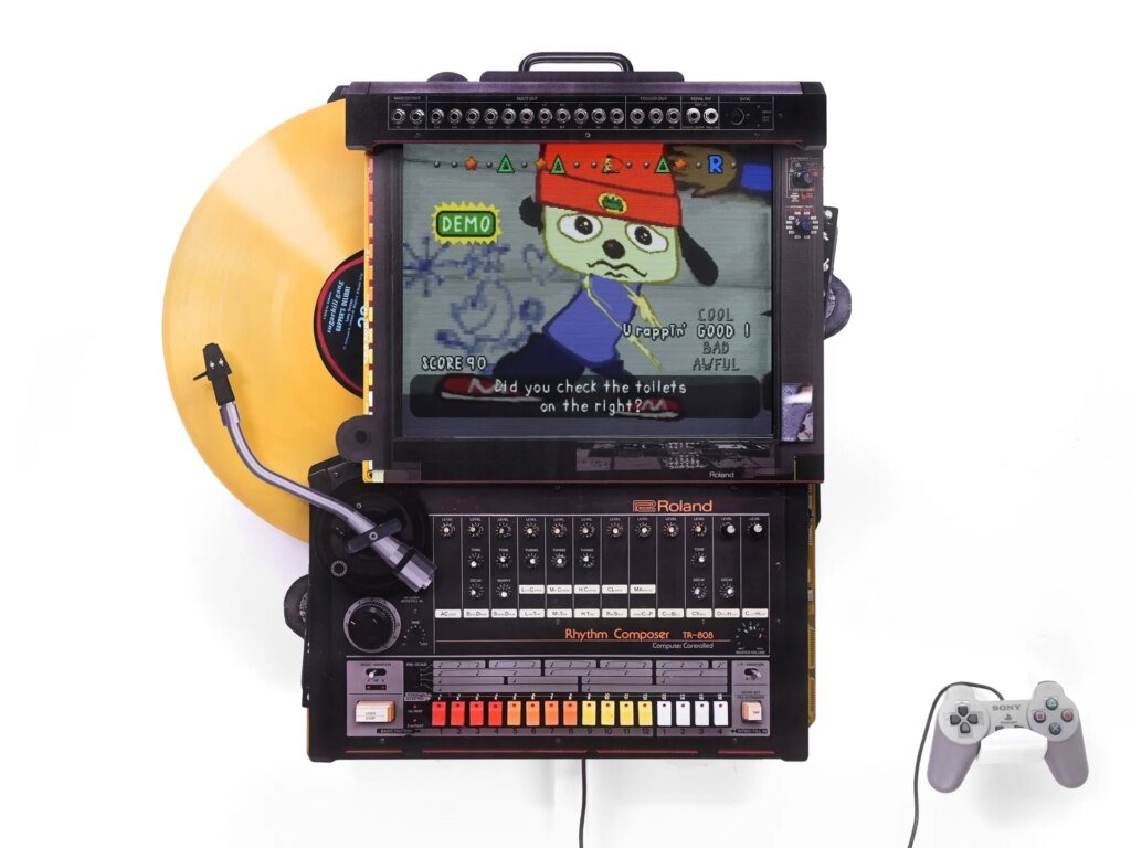 90's Techno Art: Rap Caviar