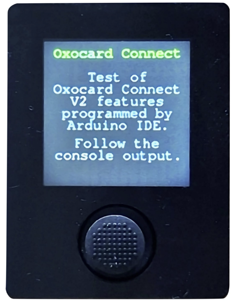 Programming the Oxocard Connect with Arduino