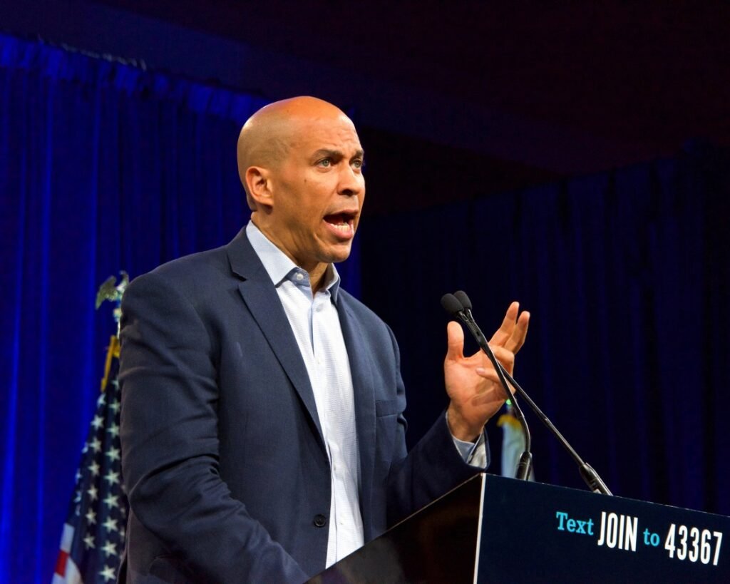 Congress in the United States Capitol building at sunset at night in Washington DC