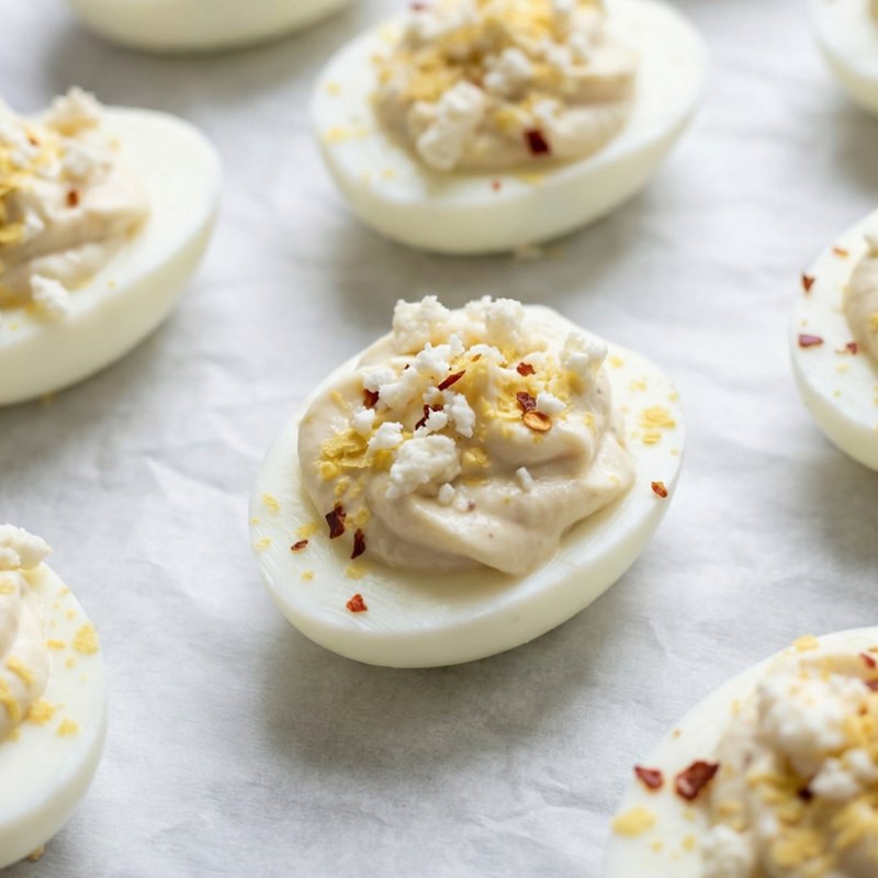 Healthy Southwestern Queso Blanco Deviled Eggs Healthy Southwestern Queso Blanco Deviled Eggs