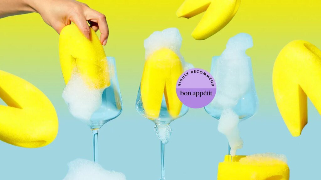This Sponge Cleans My Wine Glasses Better Than Any Other I've Ever Used