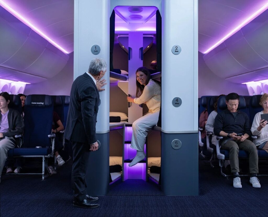 Air New Zealand Introduces Skynest, the First Ever Economy Sleep Pods for Long Haul Flights -