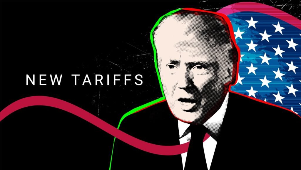 Trump Rebuilds Tariff Wall After Supreme Court Setback With New Levies On China, EU, Canada And 60 Trade Partners Judge gavel against United States national flag as symbol of Court cases