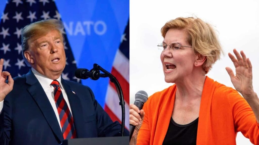 Elizabeth Warren Backs Trump On Debt Ceiling As She Urges Congress To Scrap The Borrowing Limit Donald Trump / Elizabeth Warren