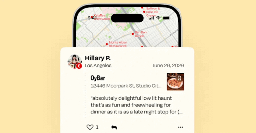 The Eater App Now Lets You Swap Dining Notes