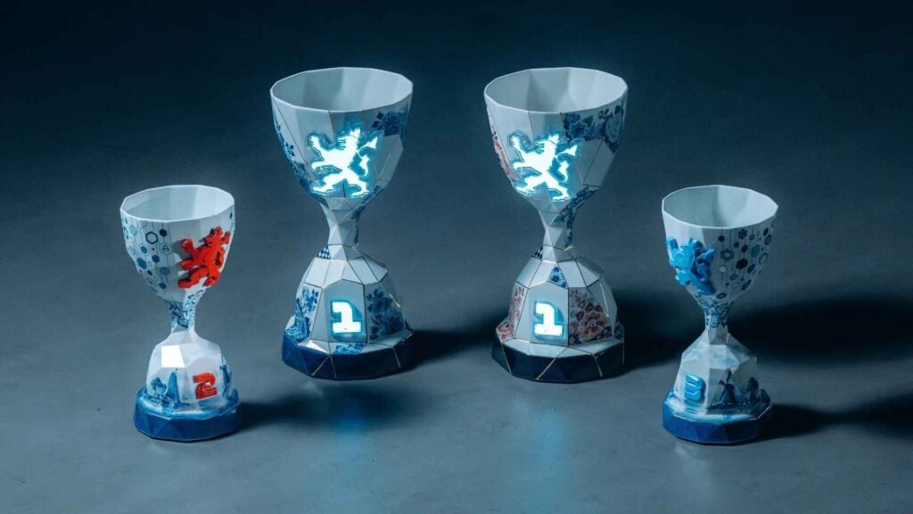 Anouk Wipprecht Brings Delft Blue to Life and Light for the Final Dutch Grand Prix