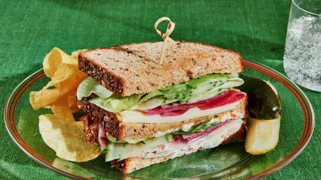 Veggie Club Sandwich Recipe | Epicurious Veggie Club Sandwich Recipe | Epicurious